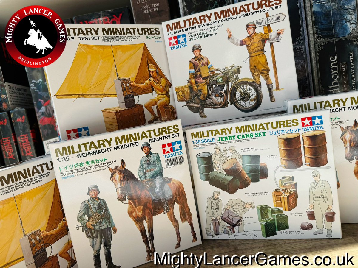 MightyLGames's tweet photo. Re stock or awesome Tamiya kits and paint at Mighty Lancer Games in Bridlington & on our website 😁
https://t.co/Jiu435Cagt
#paintingminiatures #scalemodel #scalemodelkit https://t.co/J0uTQMskB8