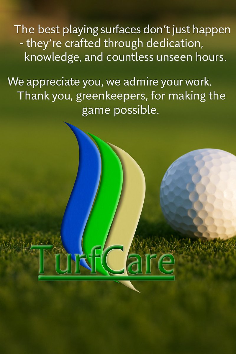 Thank a Greenkeeper day. From the team @TurCare_IRL_UK #ThankAGreenkeeper #ThankASuper #TurfCare3PA Sustainable Plant Health Excellence <a href="/ATPI21/">ATPI☘</a> <a href="/BIGGALtd/">British & International Golf Greenkeepers Assn.</a>