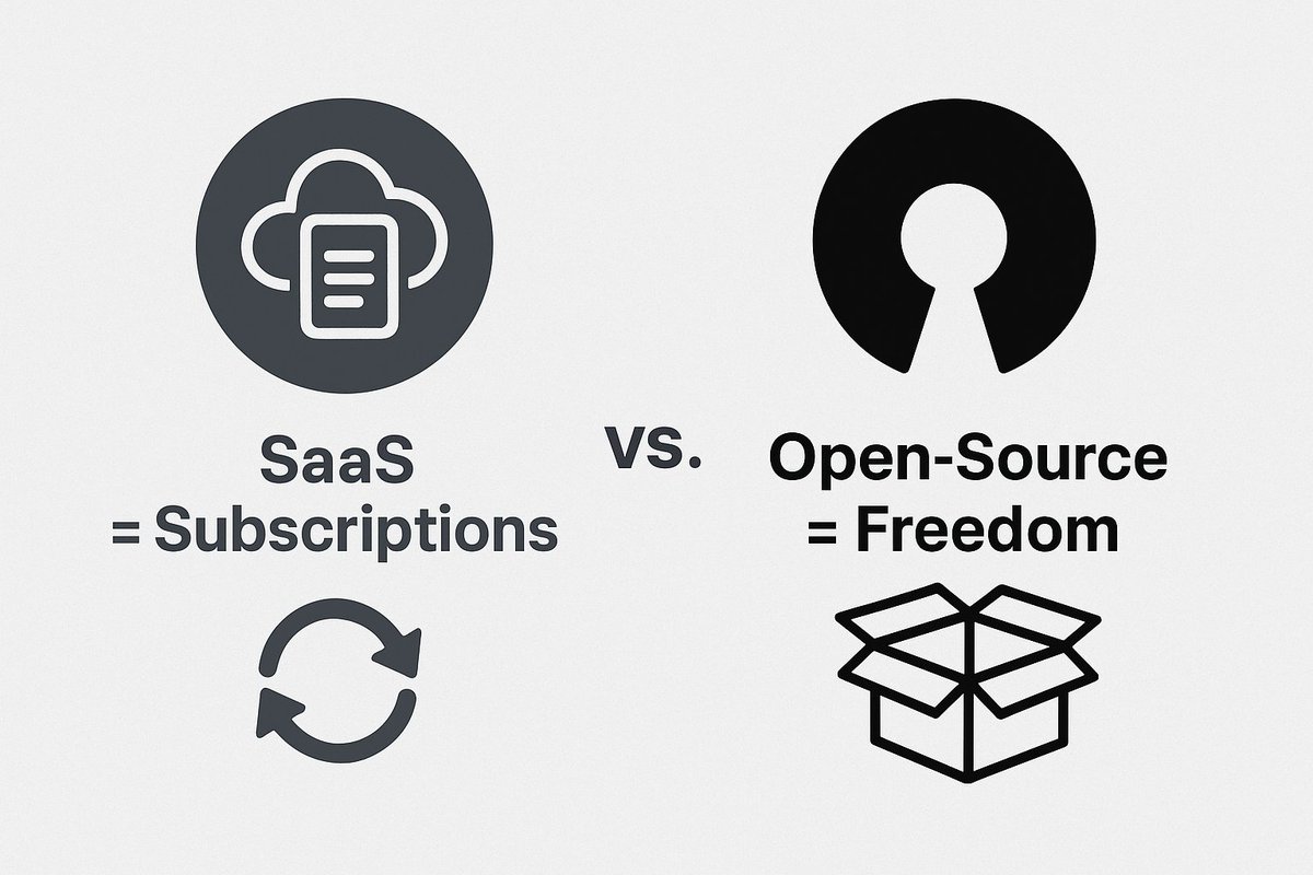 Most SaaS apps = subscriptions forever 🌀Open-source apps = freedom. With PikaPods, you own your tools, not rent them.

#PikaPods #OpenSource #SelfHosting