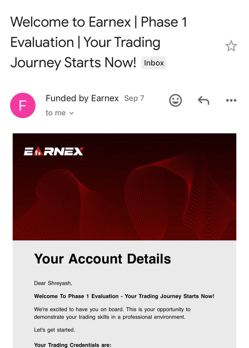 Shreyash | The Trusted Prop (@shreyashttp) on Twitter photo Seen a lots of good reviews about <a href="/earnexfunded/">Funded By Earnex</a>
Purchased 50K this week let’s see how it goes Seen a lots of good reviews about <a href="/earnexfunded/">Funded By Earnex</a>
Purchased 50K this week let’s see how it goes