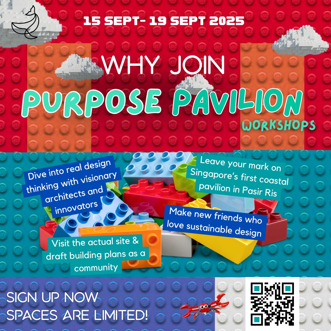 Join our OPP partners eco-builders  to shape a sustainable, inclusive, accessible and future-proof space for our community as part of #SingaporeDesignWeek, and see your ideas come to life at Pasir Ris beach!
Spaces are limited - sign up at: tinyurl.com/3nwsfhpn