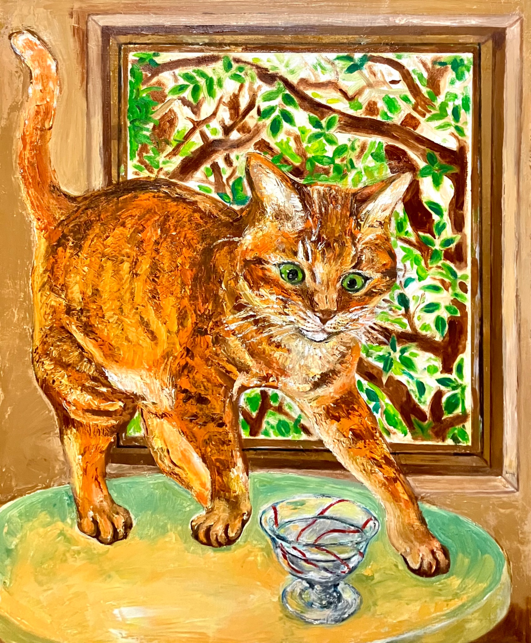 【ブラッキー】絵画 猫 Kuku ブラッキー様専用】絵画 猫 Kuku