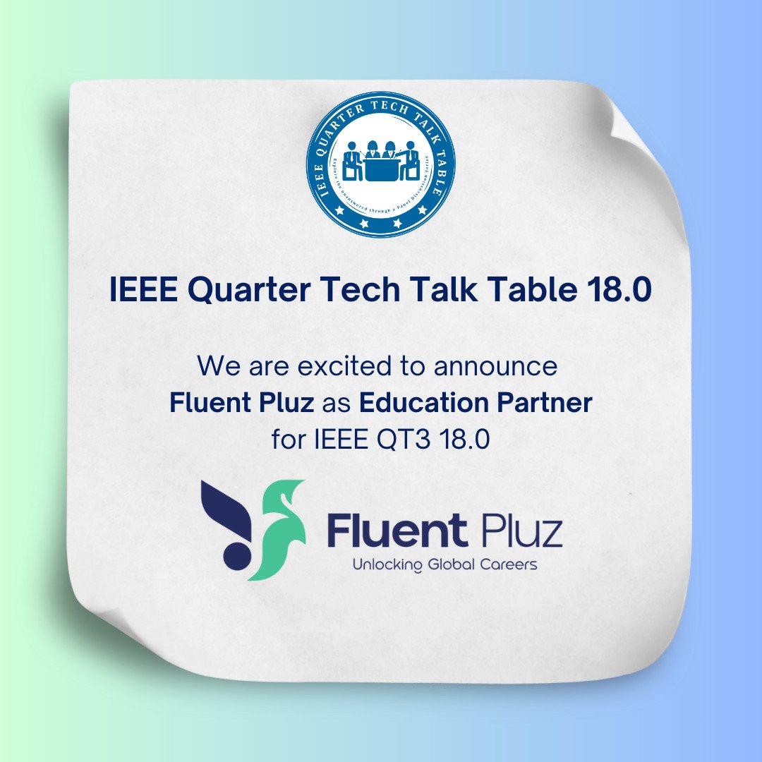 Quarter Tech Talk Table Series (@ieeeqt3) on Twitter photo ๐ข ๐๐๐๐ ๐ค๐ง๐ฏ ๐ญ๐ด.๐ฌ is delighted to unveil our ๐๐ฑ๐๐ฐ๐ฎ๐๐ถ๐ผ๐ป ๐ฃ๐ฎ๐ฟ๐๐ป๐ฒ๐ฟ! ๐
๐ Learn more about services provided by Fluent Pluz at: fluentpluz.com
#IEEEQT3 #QuarterTechTalks #FluentPluz #EducationPartner #TechThatTalks #GlobalInnovation ๐ข ๐๐๐๐ ๐ค๐ง๐ฏ ๐ญ๐ด.๐ฌ is delighted to unveil our ๐๐ฑ๐๐ฐ๐ฎ๐๐ถ๐ผ๐ป ๐ฃ๐ฎ๐ฟ๐๐ป๐ฒ๐ฟ! ๐
๐ Learn more about services provided by Fluent Pluz at: fluentpluz.com
#IEEEQT3 #QuarterTechTalks #FluentPluz #EducationPartner #TechThatTalks #GlobalInnovation