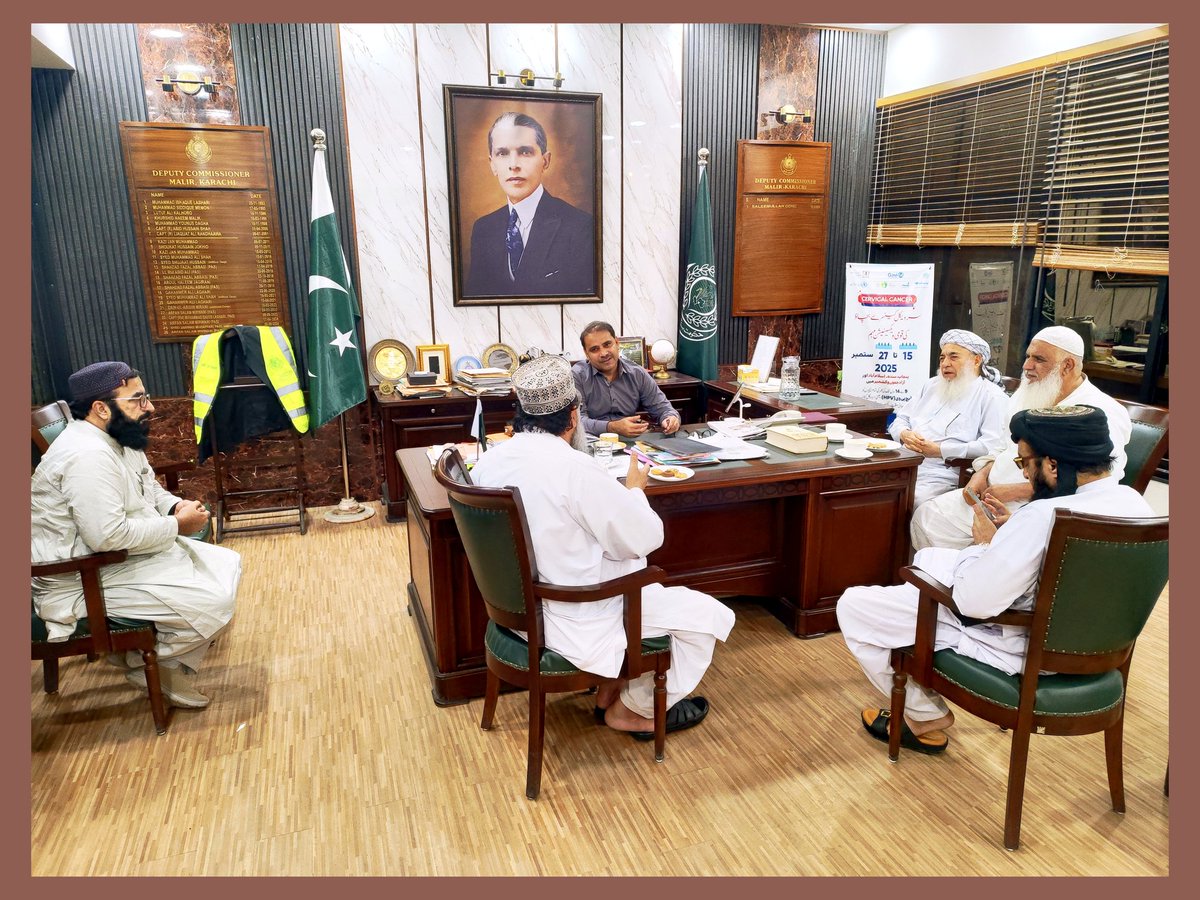 SamiSwati_'s tweet photo. ملیر :: جمعیت علمائے اسلام صوبہ سندھ کے اعلیٰ سطحی وفد کی ڈپٹی کمشنر ملیر سلیم اللہ اوڈھو سے ملاقات ، جےیوآئی سندھ کے سرپرست مولانا عبد الکریم عابد ، صوبائی نائب امیر قاری محمد عثمان ، مولانا محمد غیاث ، مولانا حماد اللہ شاہ اور احقر بھی وفد میں شامل تھے ۔
#سمیع_سواتی
 #TeamJUISindh