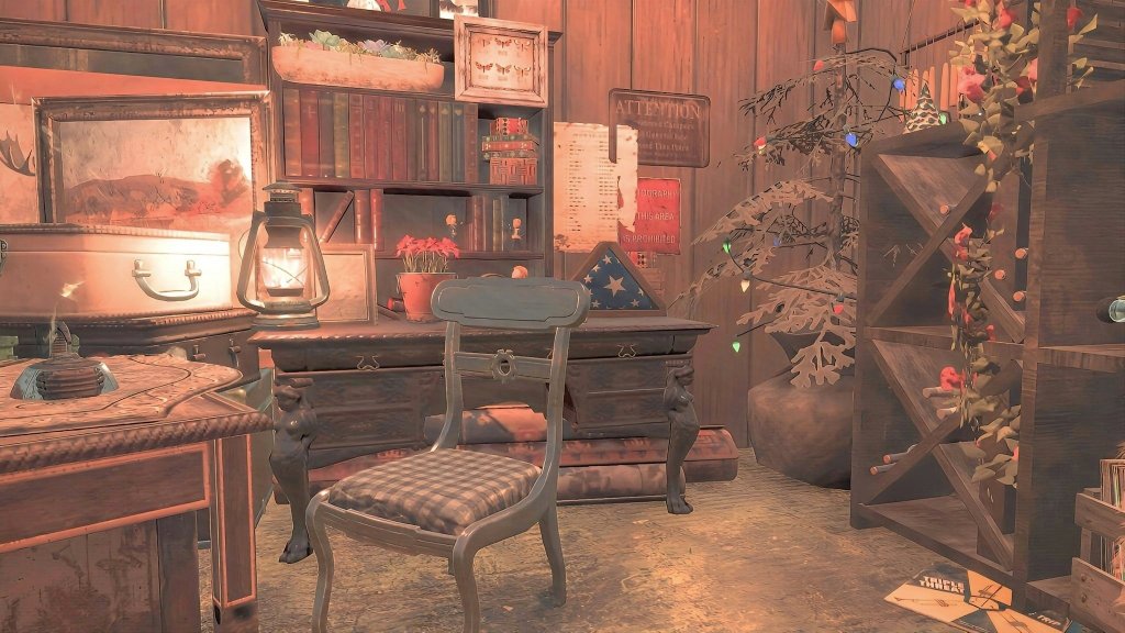 lilmayDays's tweet photo. camp by @FamilyYamaneko

Group camp 'LAST MAGIC'.
Love growing plants, flick thorough a heavy book by lantern and put on a record.
A little vintage, a little classical... There are Yamaneko greatest sources of her magic behind the interiors she create.
#Fallout76 
#Fallout76camp https://t.co/LobDKy2x1O