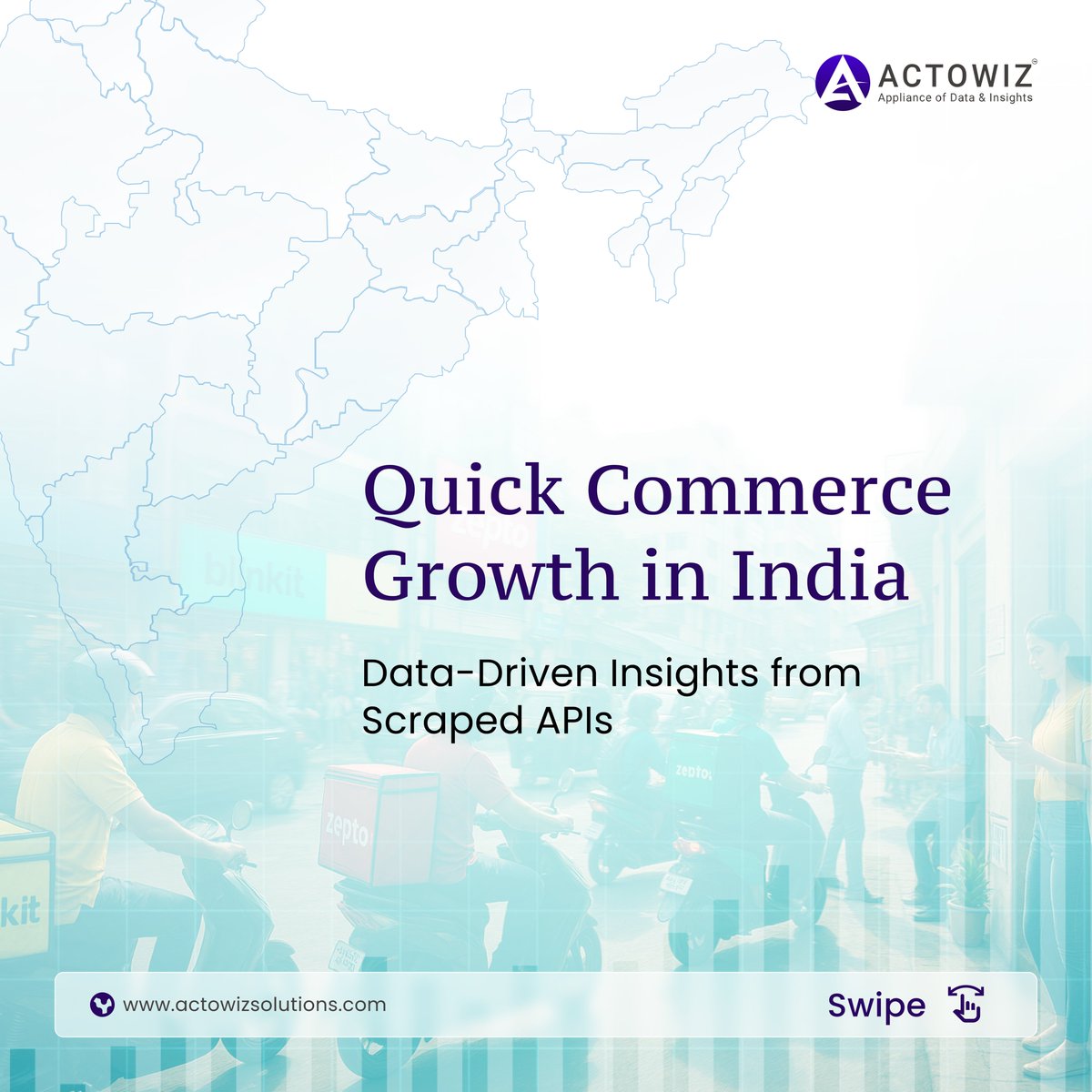 actowizsolution's tweet image. India’s #QuickCommerce is booming!

#RealTimeDataScraping &amp;amp; APIs are powering pricing intelligence, demand forecasting, &amp;amp; delivery optimization-helping brands stay ahead in #HyperlocalDelivery. 

actowizsolutions.com/quick-commerce…

 #DataScraping #RetailAnalytics #QCommerce #IndiaTech #USA