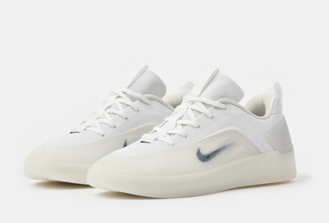 As somebody who bought two pairs of the <a href="/nikesb/">NIKE SB</a> Nyjah 3s, the new 4's look like you've just been standing about in a shallow pool of cum