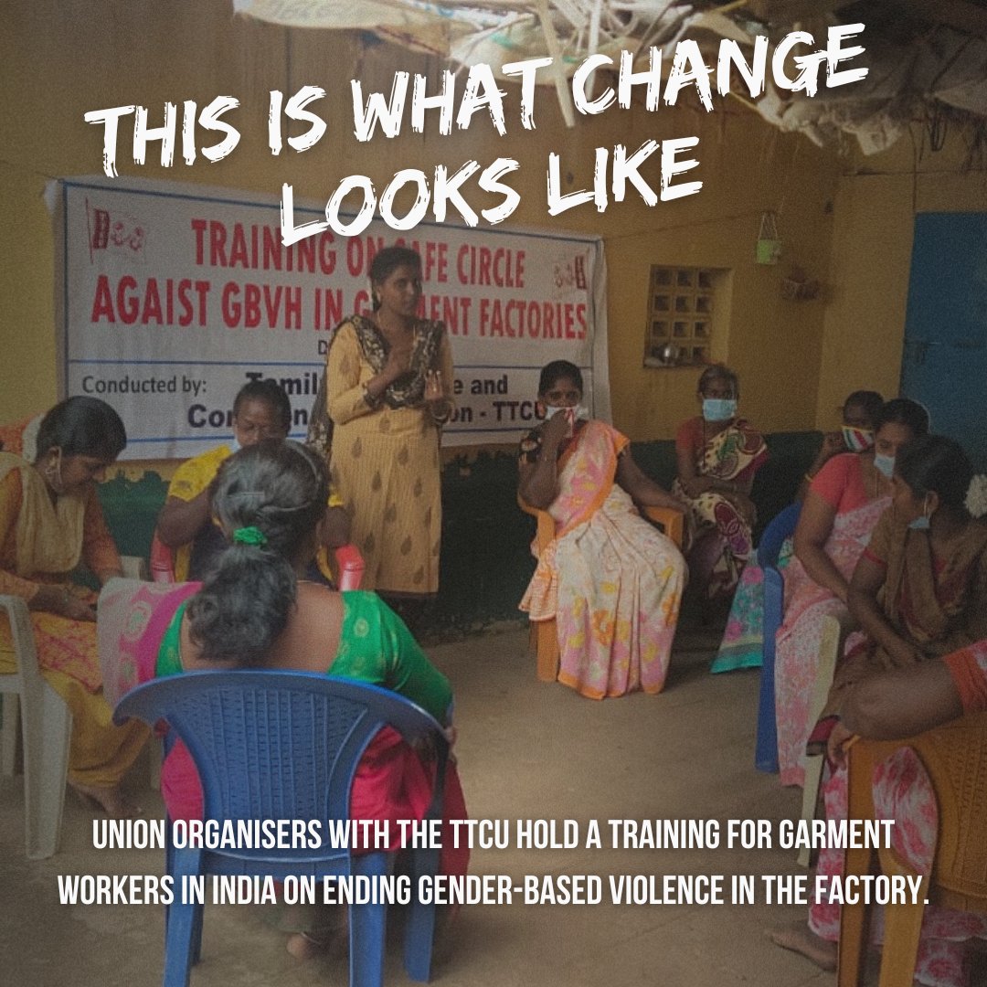 Strong unions + worker organizing = change in the garment industry. Our T-shirt project directly supports the TTCU as they organise garment workers in Tamil Nadu. 
Help us grow the project.
Support our crowdfunder!
crowdfunder.co.uk/p/no-sweat-fig…