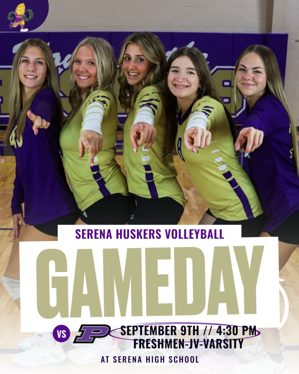 🏐SERENA HUSKERS VOLLEYBALL🏐
🆚PLANO REAPERS
⏰4:30 FRESHMEN FOLLOWED BY JV &amp; VAR
📍SERENA HS
@bakerhuskers <a href="/Husker_vball/">Serena_Volleyball_Huskers</a>