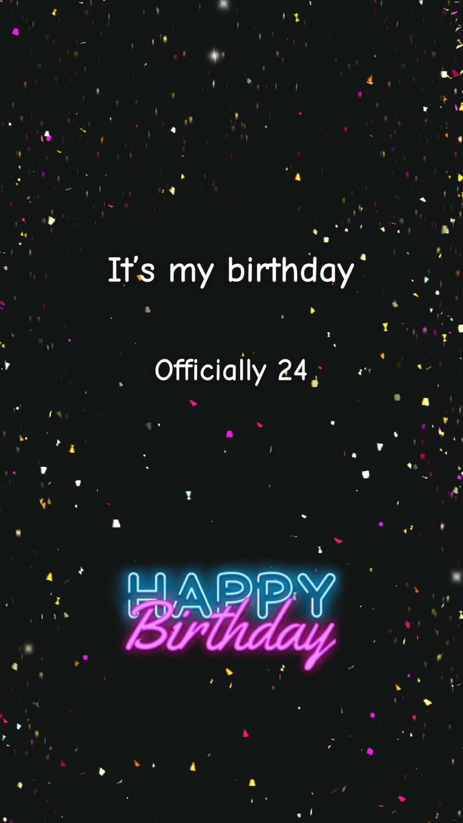 It’s my birthday today !