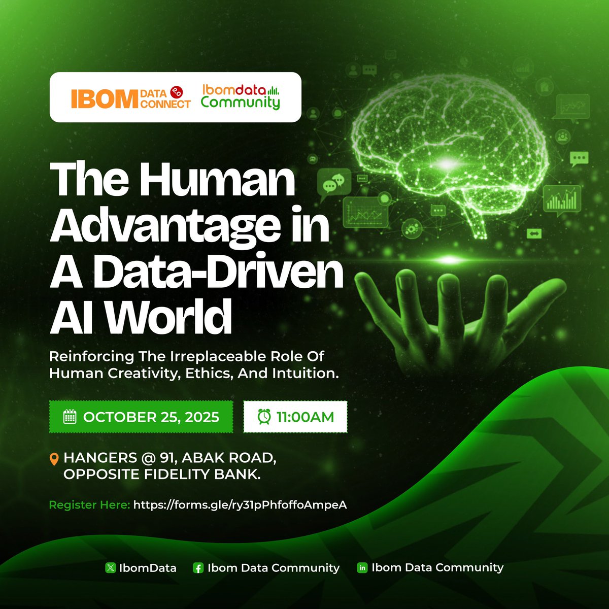 IbomData's tweet photo. If you're a data professional, tech enthusiast, or future-focused thinker, this is your must-attend event of the year. Save the date and spread the word.
Click on the link to register
https://t.co/vQynjeKhAJ
#ibomdata
#ibomdataconnect 2.0 #ibomdatacommunity
#Human+Ai https://t.co/khqJuFlx0N