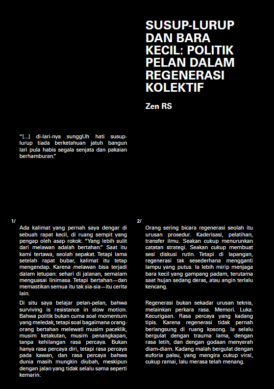 BSA_1933's tweet photo. Sekilas info menyoal rilisan zine #Issue7 yang (seharusanya) naik kemarin2, namun gara-gara keadaan (negara) yang ugal-ugalan jadi urung rilis 😢
Kemungkinan minggu-minggu kedepan baru bisa mengudara bersama merchan yang lain ya..
*spoiler dikit ah ~ https://t.co/znQ78uzhal