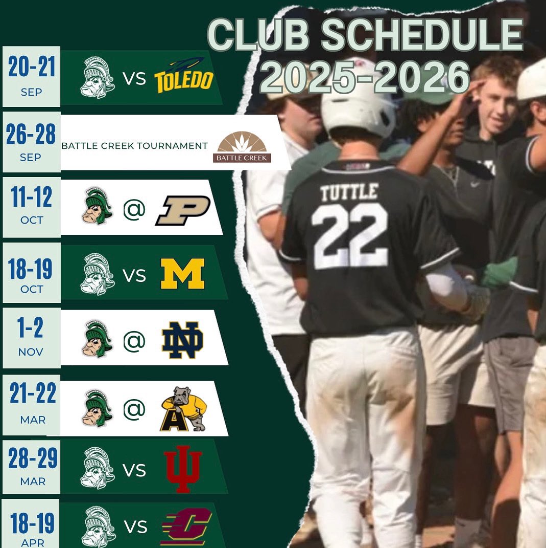 MSU Club Baseball tweet media