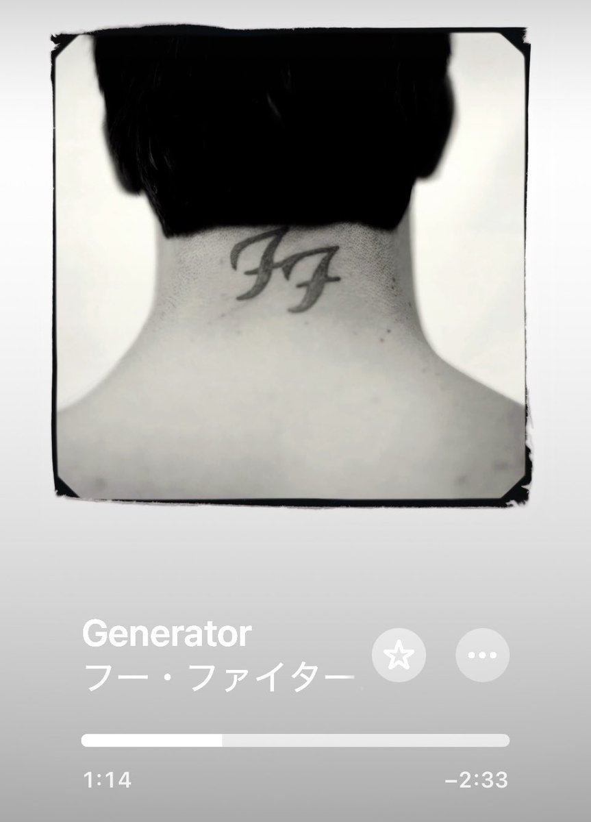 KsVacation's tweet image. nowplaying🎧 #generator #FooFighters #仕事終了