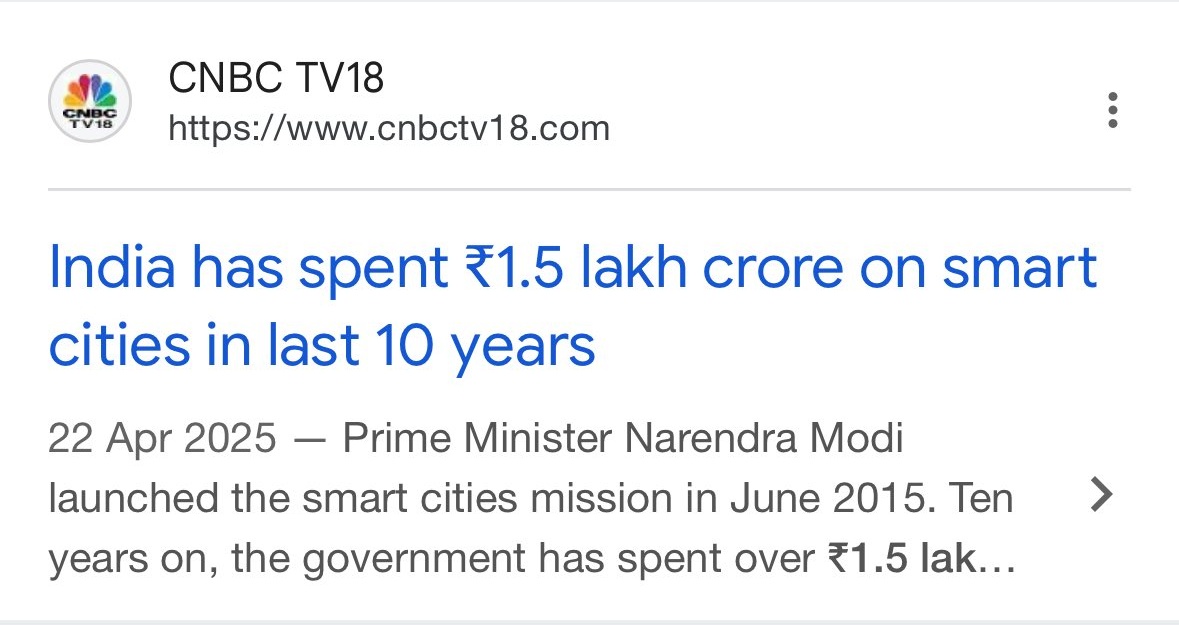 gemsofbabus_'s tweet photo. 🚨 Where did the ₹1.5 Lakh Crores Smart City money vanish? Our cities are still hell holes. Potholes, Garbage &amp; Zero Urban Planning. 🤡 https://t.co/jCeMHUQdS5