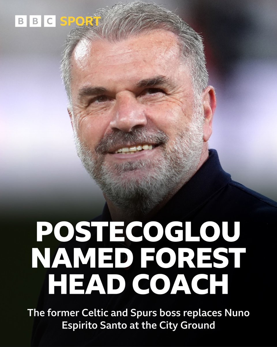 Ange Postecoglou is the new #NFFC head coach