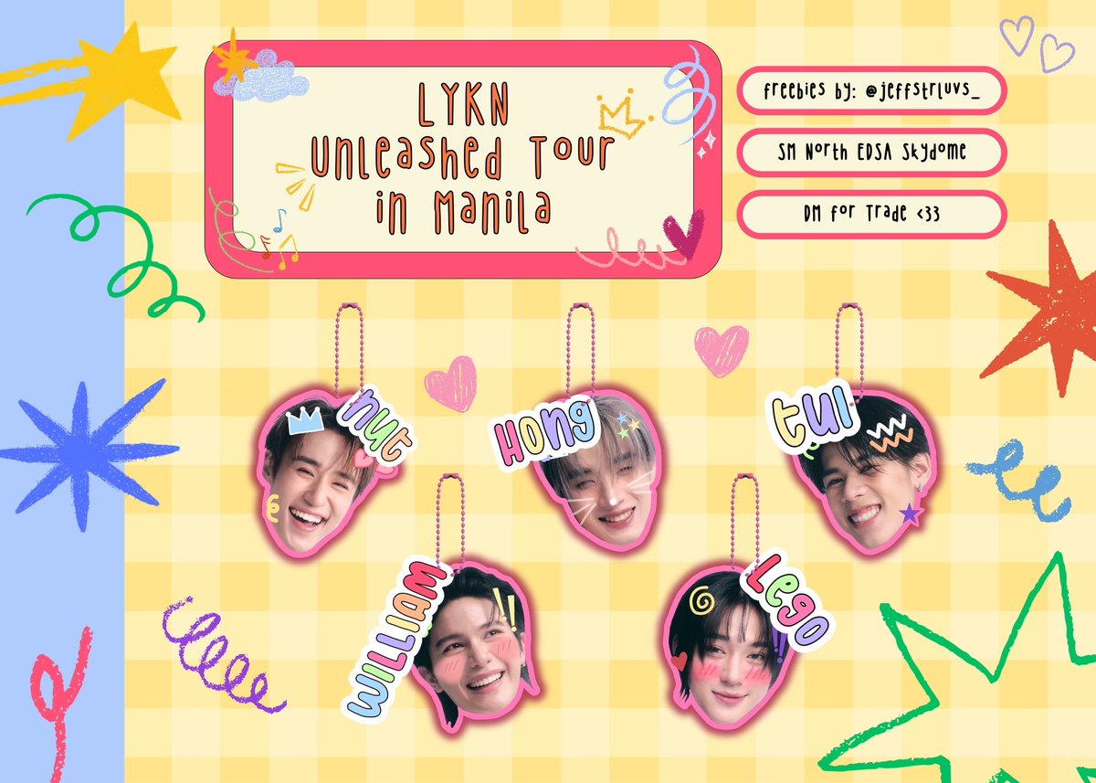 jeffstrluvs_'s tweet photo. — #LYKNTourxManila ☾⋆⁺₊✧
by: @jeffstrluvs_ ♡

Bubble Head Keychain 
⭐ 1:1 ratio
⭐ dm for trades
⭐ like and rt
⭐ approach me nicely on d-day!

See you, LYKYOUs! 🤍

#LYKN #LYKNUnleashedTour #LYKYOU https://t.co/IIBEbKiFcw