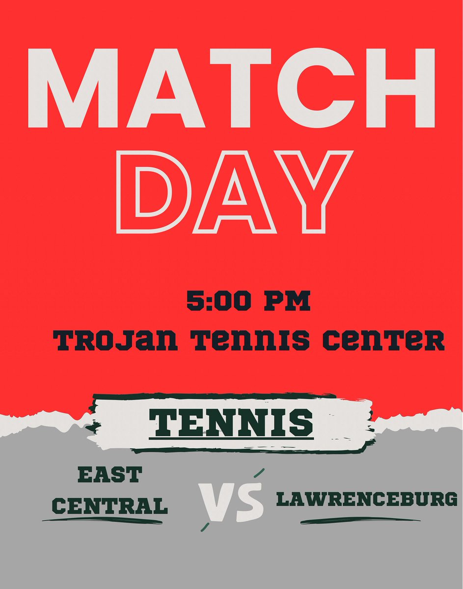 ECTrojanTennis's tweet image. It’s a big one tonight.