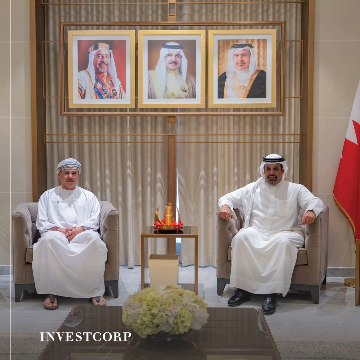 <a href="/Investcorp/">Investcorp</a>'s Executive Chairman,<a href="/MMAlardhi/">محمد محفوظ العارضي</a>, met with Bahrain’s Minister of Finance and National Economy, HE Shaikh Salman bin Khalifa Al Khalifa, to discuss the Kingdom’s continued support for its financial and banking sector that is driven by national talent, a strong
