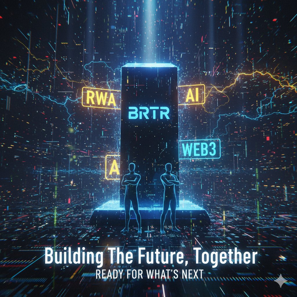 barterteam's tweet photo. Feel the buzz? Market anticipation is rising. While others chase hype, BRTR stays focused on building solid RWA, AI, Web3 infrastructure. Our commitment, and yours, is our strength. Ready for what's next, together. #BRTR #RWA #AI #Web3 #Crypto https://t.co/2WG1hJpg7j