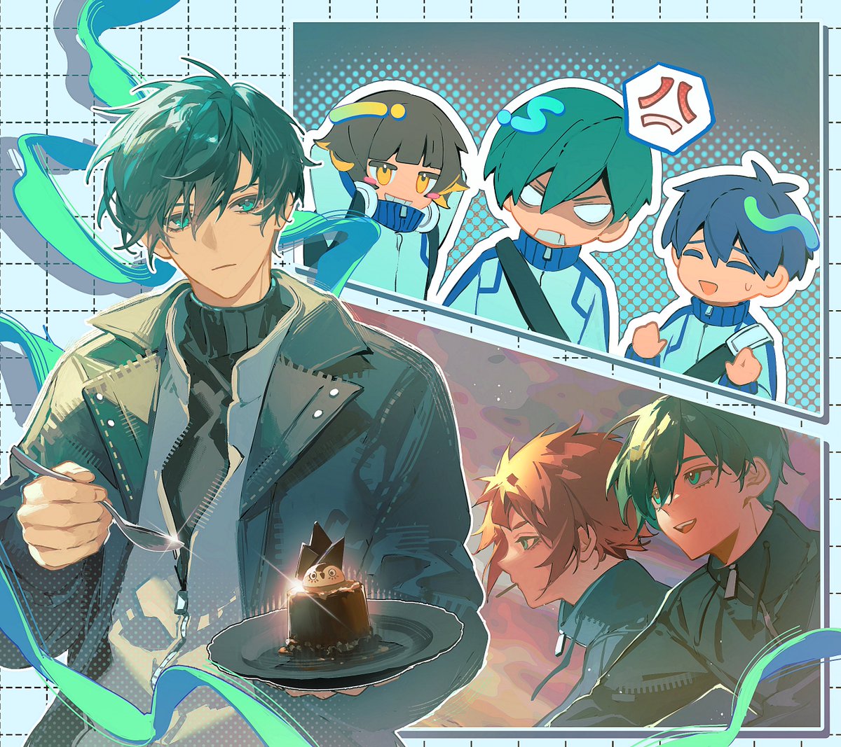 Happy bday rin!  
#糸師凛生誕祭2025 
#糸師凛誕生祭2025