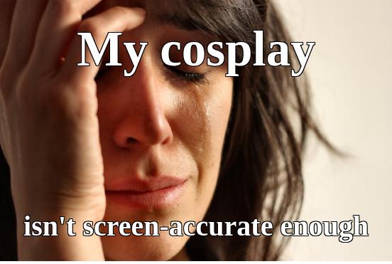 Yachew_ltd's tweet photo. When your cosplay is 99% on point, but that pesky 1% keeps you up at night like a ghost in the attic. #CosplayStruggles #AlmostPerfect https://t.co/KSqjolfV70