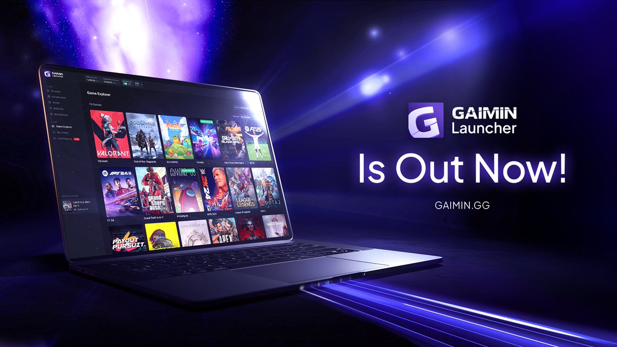 🆕 The All-New GAIMIN Launcher is finally here, and it’s a beauty to behold! 🤩

With a new look and refreshed features, the new GAIMIN Launcher is built to enhance gaming experience and empower everyone.

The all-new GAIMIN Launcher enables you to:

💸 Monetize ANY Windows PC.