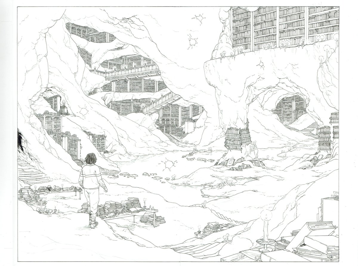 Pendragon 1 is back on track!!!
 We're nine pages away from the halfway mark and issue 2 should be completely drafted by the end of September