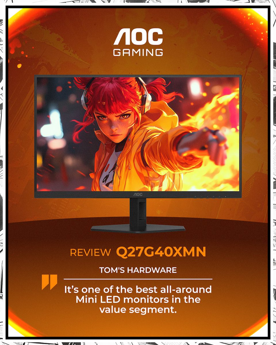 👉🏻"It’s one of the best all-around Mini LED monitors in the value segment." - Tom's Hardware.