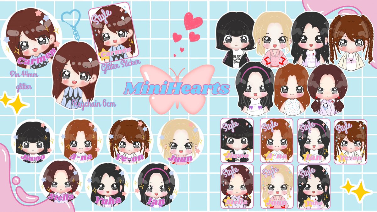 NarinSpace_'s tweet photo. Haii hachuuu 🥰 Minrin ada buka fanmade lucu2 ini loh~

Open Pre-Order Hearts2Hearts fanmade ✨ MiniHearts ✨

🍓Glitter Pin 44mm
🍓 Acrylic Keychain 6 cm
🍓 Glitter Die Cut Sticker

📆9 sept - 18 sept 2025
🔗 https://t.co/ib0ksu3Shf

🏷️ #hearts2hearts #h2h hearts2hearts wts https://t.co/HlfKOWmy2e