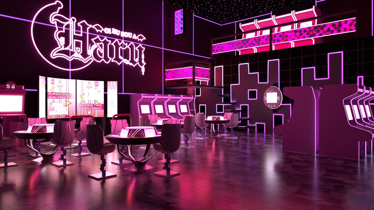 New arcade background for <a href="/oieusouaharu/">Haru 🍌 VTUBER 🩷🖤 COMMS OPEN</a>  
Tysm for ordering from me through #VGen

#VGenComms