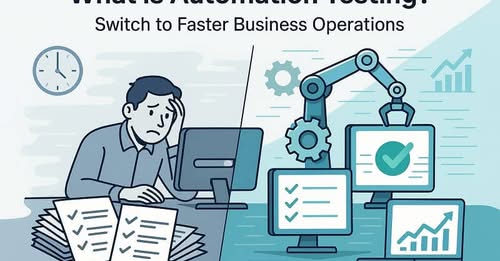 AegisSoftTech's tweet image. Manual testing is slow &amp;amp; error-prone.

Automation Testing = Faster releases ✅
Higher accuracy ✅
Lower long-term costs ✅

Discover types, benefits &amp;amp; best frameworks in our latest blog🔗 bit.ly/3IefqQj

#AutomationTesting #QA #DevOps #Agile