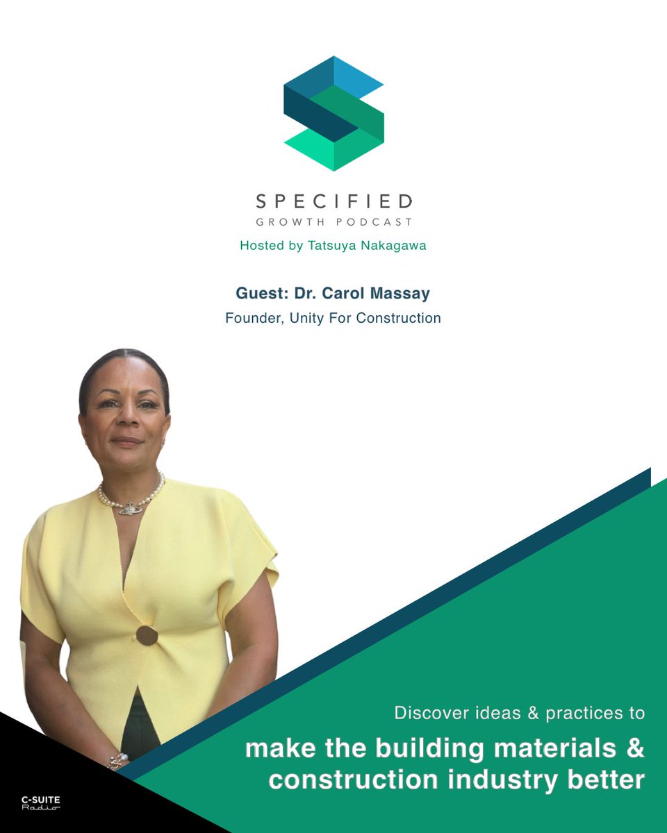 Thrilled to share my episode on the Specified Growth Podcast 🎙️
We explore how construction is evolving &amp; why embracing new tech is essential.
🎧 megaphone.link/CSN5817445512
📺 youtu.be/z_2TP_JgJ1s

#Innovation #Construction #Leadership