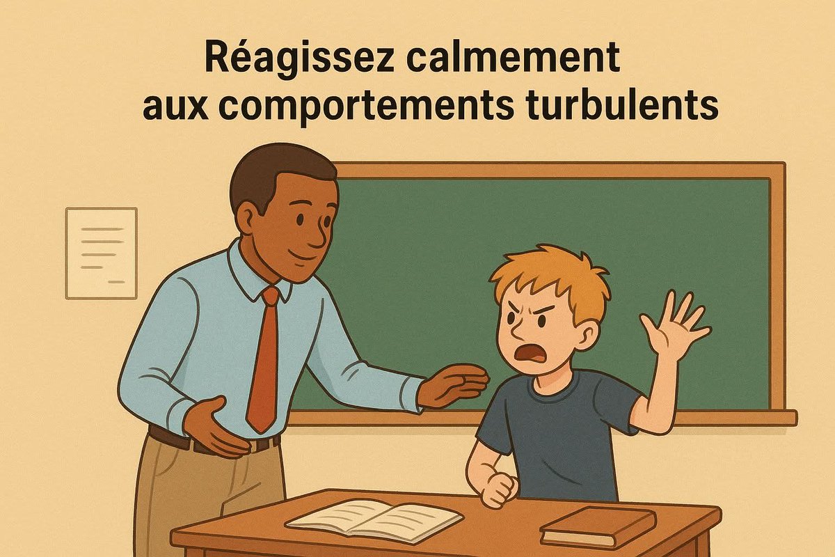 SaidElAlamii's tweet image. Face aux élèves turbulents, gardez votre calme. 🌱
Une réaction posée désamorce le conflit et instaure un climat de confiance en classe.
#Enseignants #Pédagogie #GestionDeClasse #Education #ClimatScolaire #Bienveillance #LeadershipPédagogique #ClasseCalme #Motivation