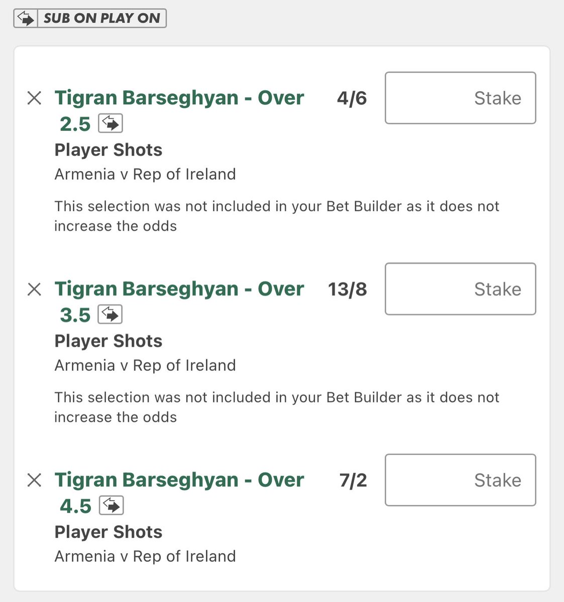 Prices been absolutely smashed 

6/4 into 4/6
7/2 into 13/8
9/1 into 7/2

Bonus bets posted in free telegram later though, if u ain’t fast, you’re last 💨