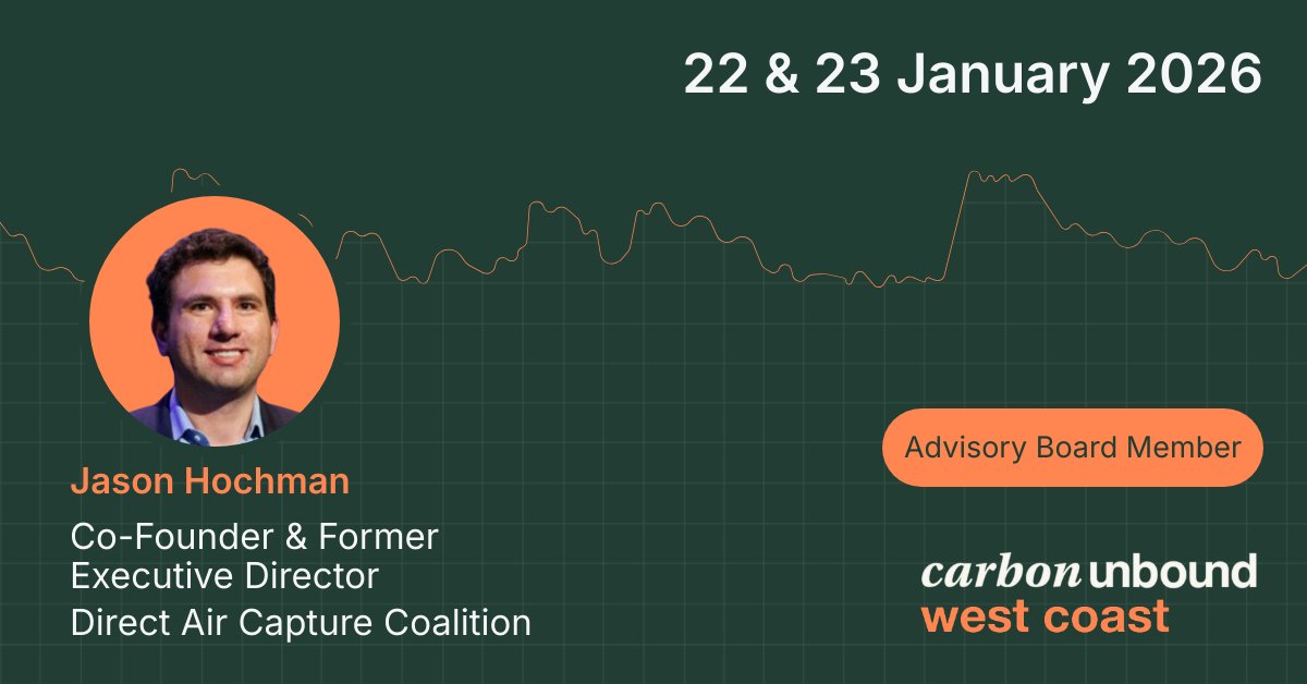 Jason Hochman (@jasonclimateguy) on Twitter photo Excited to help shape the agenda of <a href="/UnboundSummits/">Unbound Summits</a> Carbon Unbound West Coast as a member of the Advisory Board for the January 22-23, 2026 event taking place in Vancouver, Canada.
Learn more: lnkd.in/g3ejpwzZ Excited to help shape the agenda of <a href="/UnboundSummits/">Unbound Summits</a> Carbon Unbound West Coast as a member of the Advisory Board for the January 22-23, 2026 event taking place in Vancouver, Canada.
Learn more: lnkd.in/g3ejpwzZ