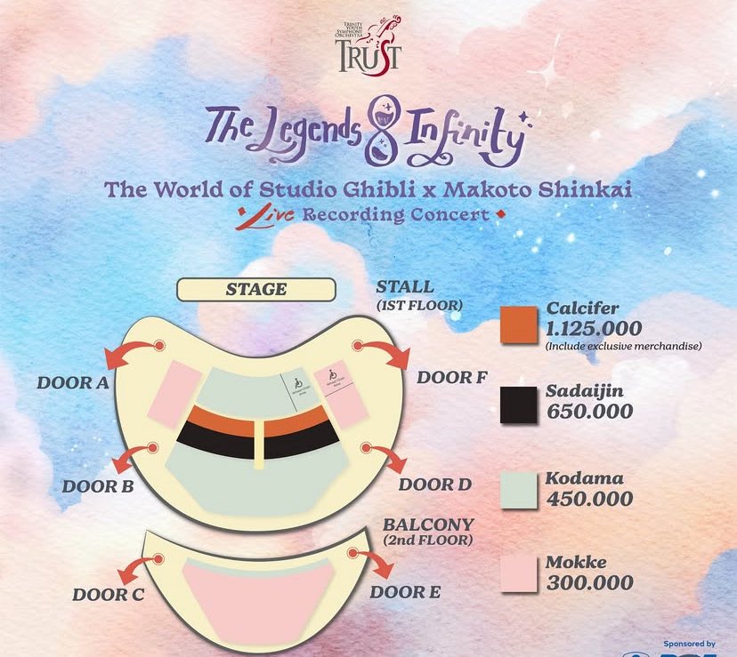 OPEN JASTIP JASWAR TIKET The
Legends 8 Infinity: The World of Studio Ghibli × Makoto Shinkai - Live Recording Concert!

Data Pribadi ✅
Pembayaran langsung ke web✅
Fee after ticker secure✅

#TRUSTOrchestra
#TheLegends8Infinity
#StudioGhibli #MakotoShinkai
