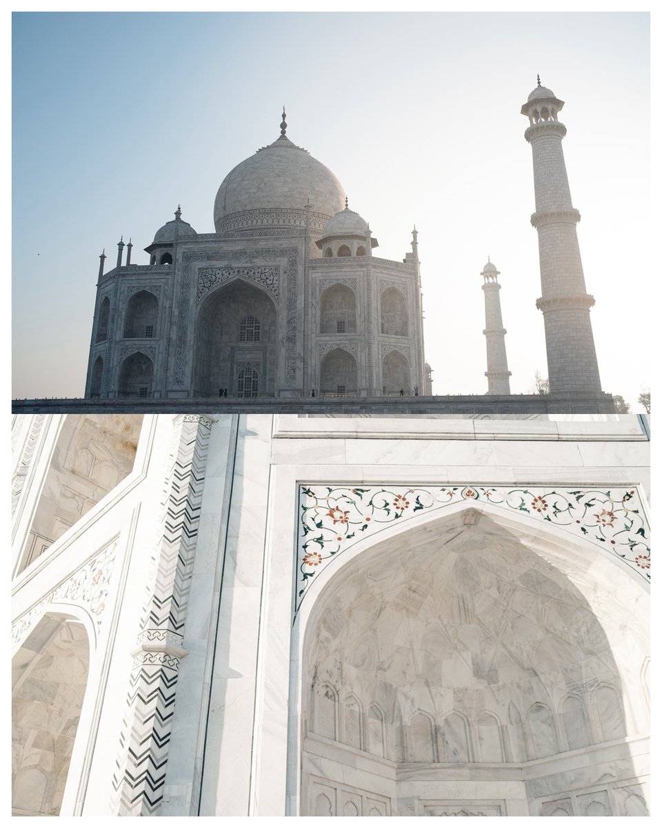 Hey_tarou_photo's tweet photo. Taj Mahal🇮🇳

.

白亜の霊廟 https://t.co/BA9CWBzEmw