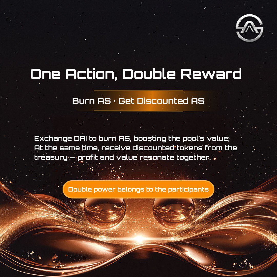 AKASOfficial_'s tweet image. 🔥 Burn · Double Rewards · Lock Incentives
Every mechanism makes value scarcer 💎
Every choice is consensus for the future 🌍

🚀 The power of crypto starts with AS!

#ASPower #Decentralization #Scarcity #CryptoRevolution