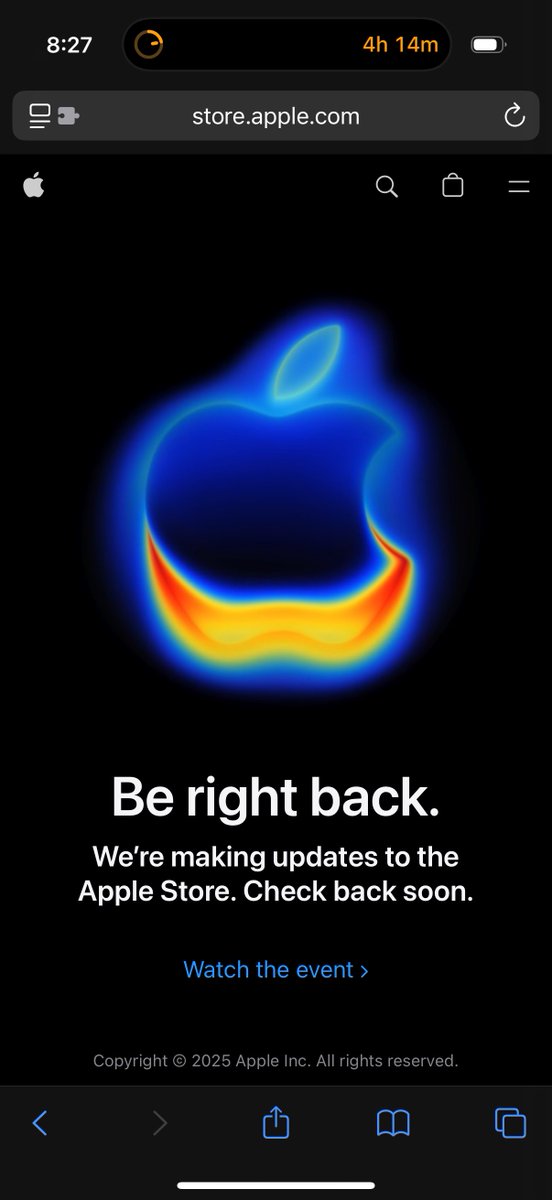 I gotta imagine at this point, it’s hype and tradition and not a necessity… right?

#AppleEvent