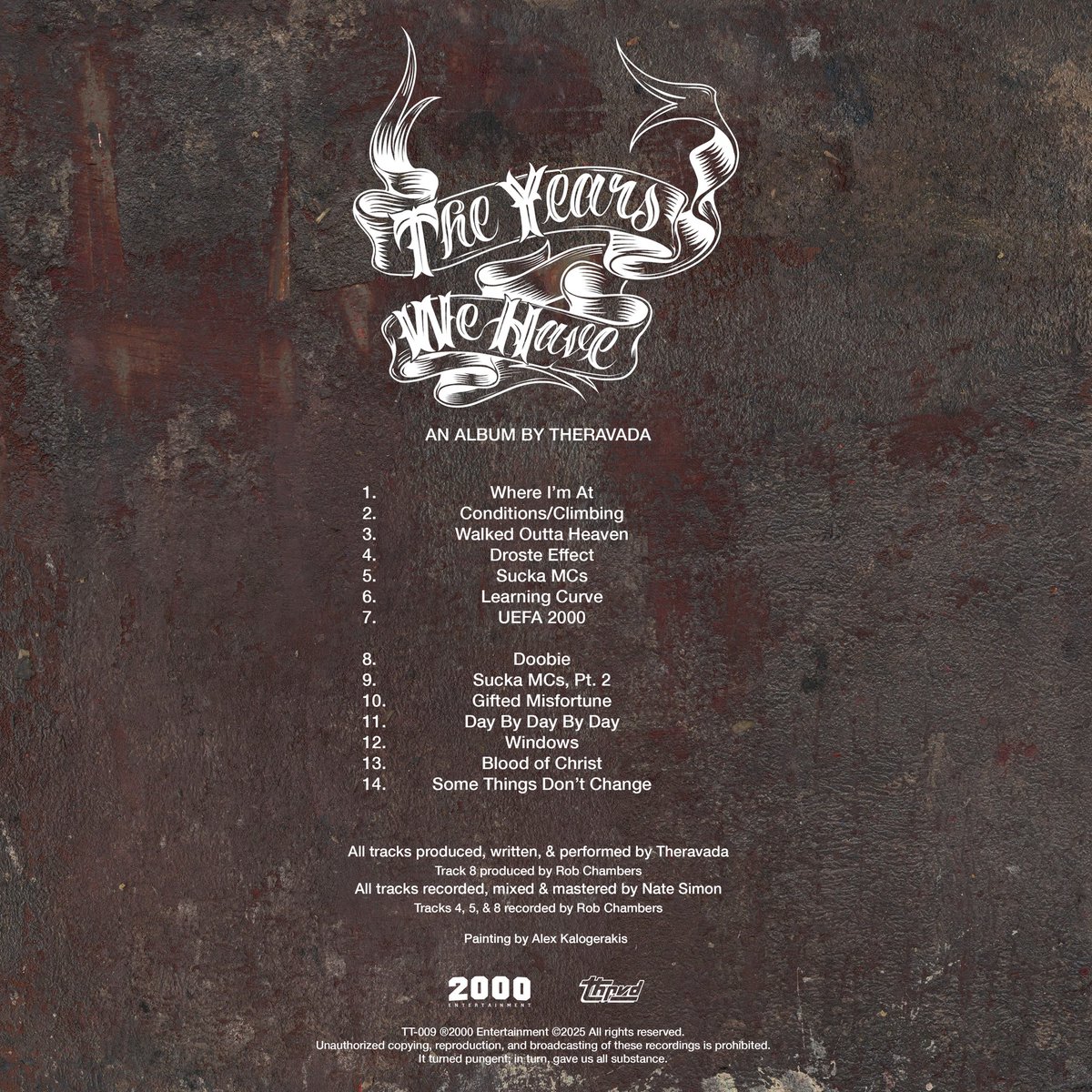 THE YEARS WE HAVE   out now !!!  its2000.info