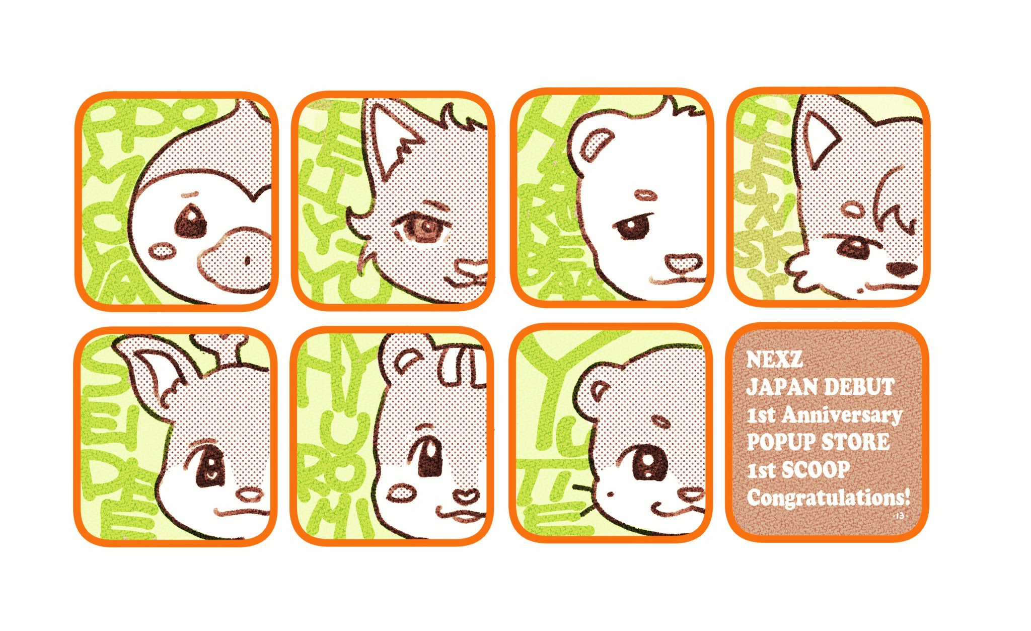 NEXZ トモヤセット　1st SCOOP ポップアップ NEXZ Japan debut 1st Anniversary POPUP STORE “1st SCOOP