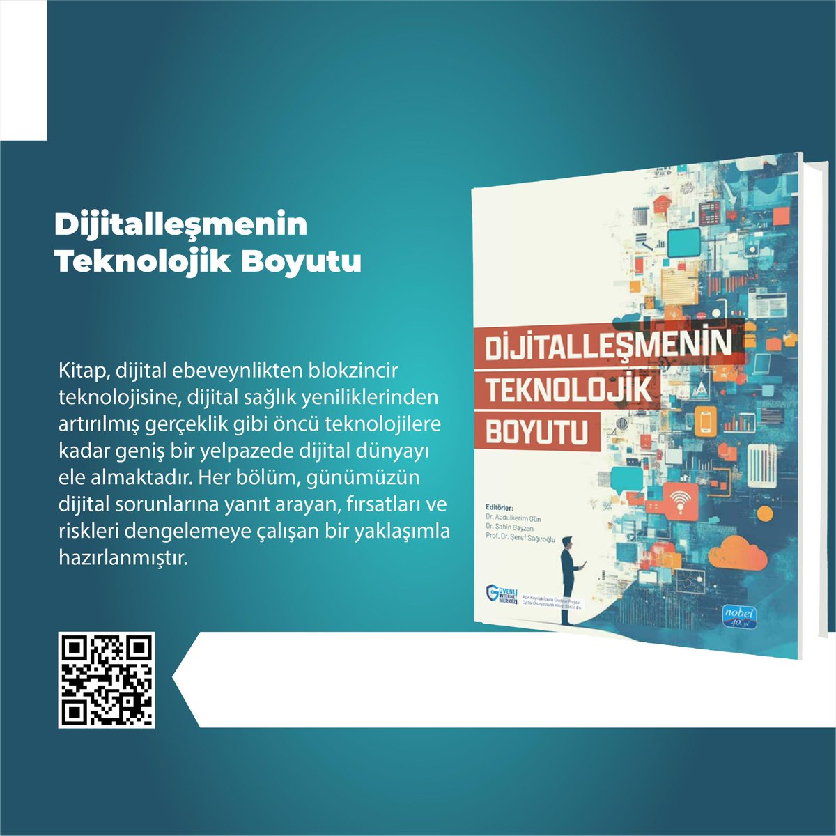 Kitap | Dijitalleşmenin Teknolojik Boyutu

Kitap; blokzincir, dijital sağlık, artırılmış gerçeklik gibi öncü teknolojilerle dijital dünyayı geniş bir yelpazede ele alıyor. 

Her bölümde, dijital çağın sorunlarına yanıt arayan ve dengeleyici bir bakış sunan içerikler bulunuyor.
