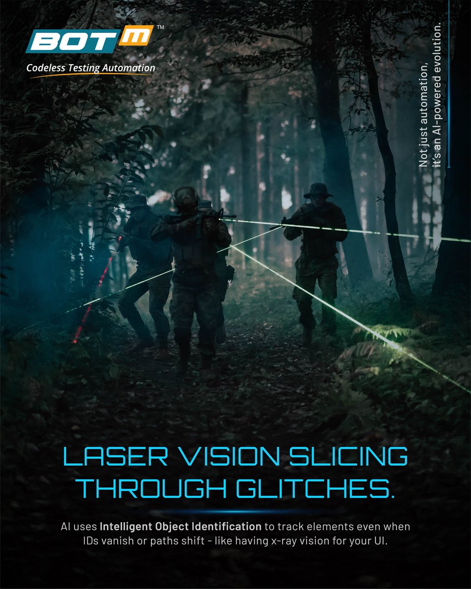 Botm_Testing's tweet image. Where others stumble blind, vision locks onto the unseen.
BOTm’s AI-powered Intelligent Object Identification tracks elements through vanishing IDs and shifting paths, with the precision of x-ray vision for your UI.
.
.
#BOTm #AI #IntelligentObjectIdentification #Automation