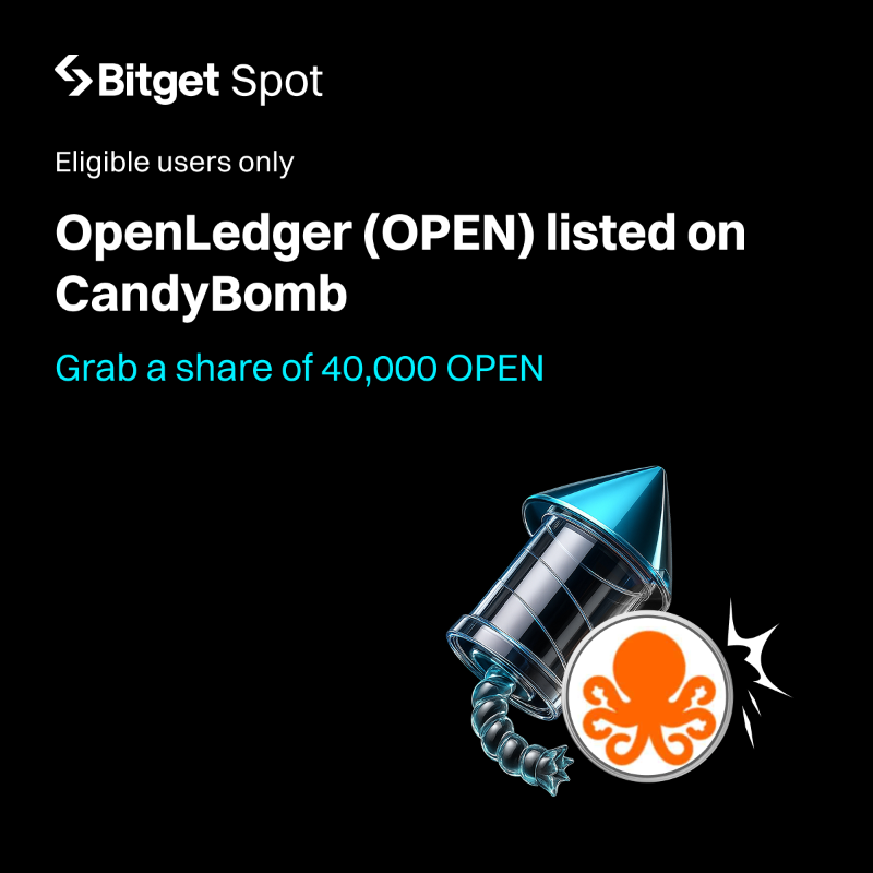 bitget's tweet photo. Trade to share 132,000 $OPEN on CandyBomb! 

🍬 Join now: https://t.co/5a9WjbyzEo 

Follow to share $14,500 in OPEN
🔹Follow @bitgetglobal @OpenledgerHQ
🔹Quote repost with #OPENlistBitget 
🔹Enter here: https://t.co/Nloz4IgtXD
🎁 725 winners will share the prize pool