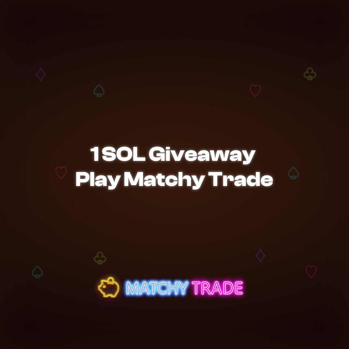 MatchyTrade_fun's tweet image. 🚨 1 $SOL GIVEAWAY 🚨

Want to win 1 SOL? Here’s how ⬇️

1️⃣ Join telegram group :
2️⃣ Play Flip or Rekt on Matchy Trade
　→ Share your result screenshot &amp;amp; short review on X + tag @matchytrade_fun

✅ You must complete BOTH steps to be eligible!
⏰ Ends: Sept 15
🏆 Winners: 5…