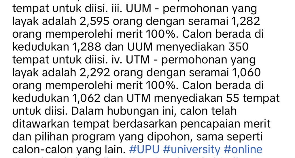IniAlalalannn's tweet image. The audacity pakai kabel politik mengadu dekat MP dikala kau not even top 500 dekat semua UA ni 😂😭

UM - ranking 1,129/2291 (85 placement shj)

UPM - ranking 1,724/ 4154 (100 placement shj)

UUM - ranking 1,288/2,595 (350 placement shj)

UTM - 1,062/ 2292 (55 placement shj)