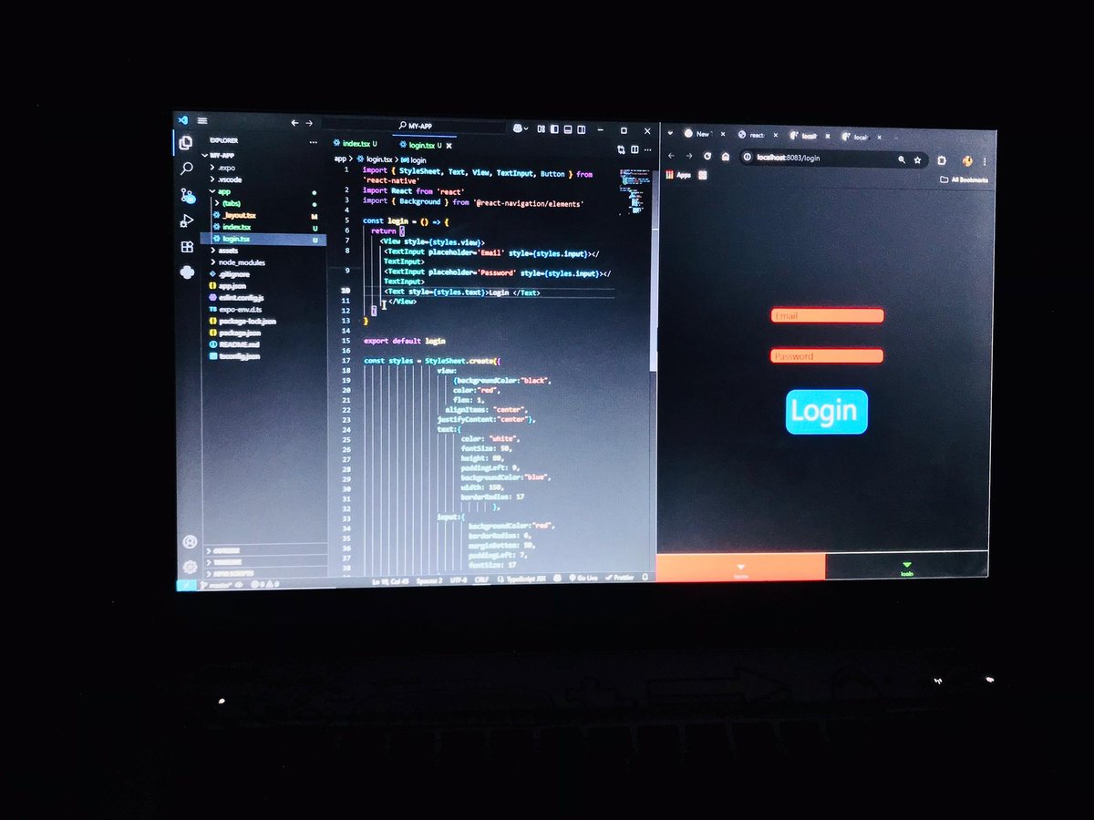 Programmermoha's tweet image. Cooking up magic with React Native ⚛️📱— just a Radical Nerd turning ideas into real apps!