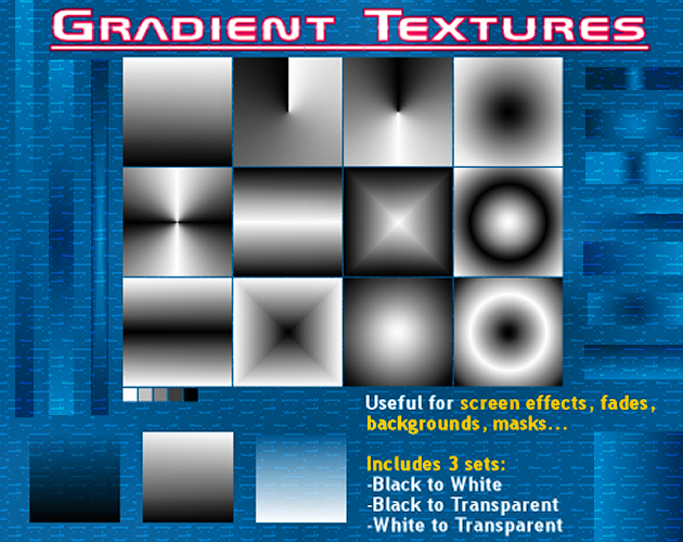 ReactorcoreDev's tweet photo. Simple Gradient Textures: 128px versatile background collection for designers

https://t.co/Q61kjzR1gz

#gameAssets #gradientTextures #backgroundDesign #visualResources #2Dgraphics https://t.co/aZl4J95IdZ