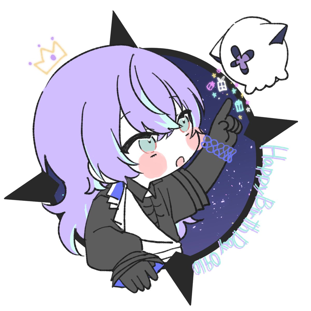 星導さん誕生日おめでとう御座います🎉🎉🎊🎂
#サムネカンショウ会　#ショウゾウ画  #誕ジョウ日2025